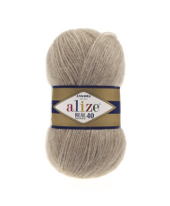 Yarn Alize Angora Real 40 beige melange (152)