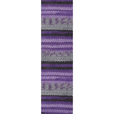 Yarn Alize Wooltime violet multicolor (11013)