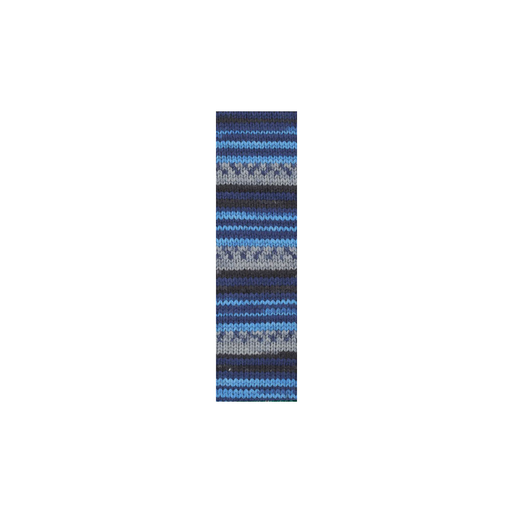Yarn Alize Wooltime blue melange (11011)