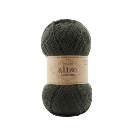 Yarn Alize Wooltime forest green (873)