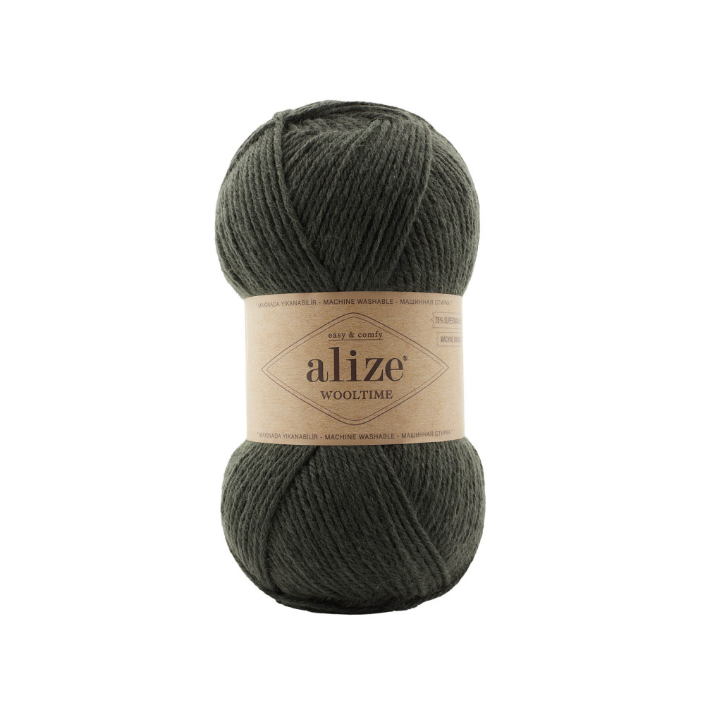Пряжа Alize Wooltime лісовий зелений (873) Пряжа Alize Wooltime лісовий зелений (873)