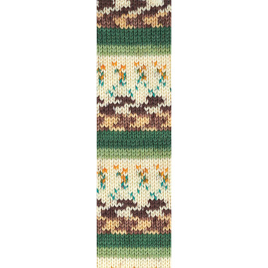 Yarn Alize Wooltime sand green melange (11021)