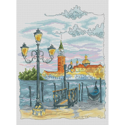 Cross stitch kit Venice Iris Design (04109)