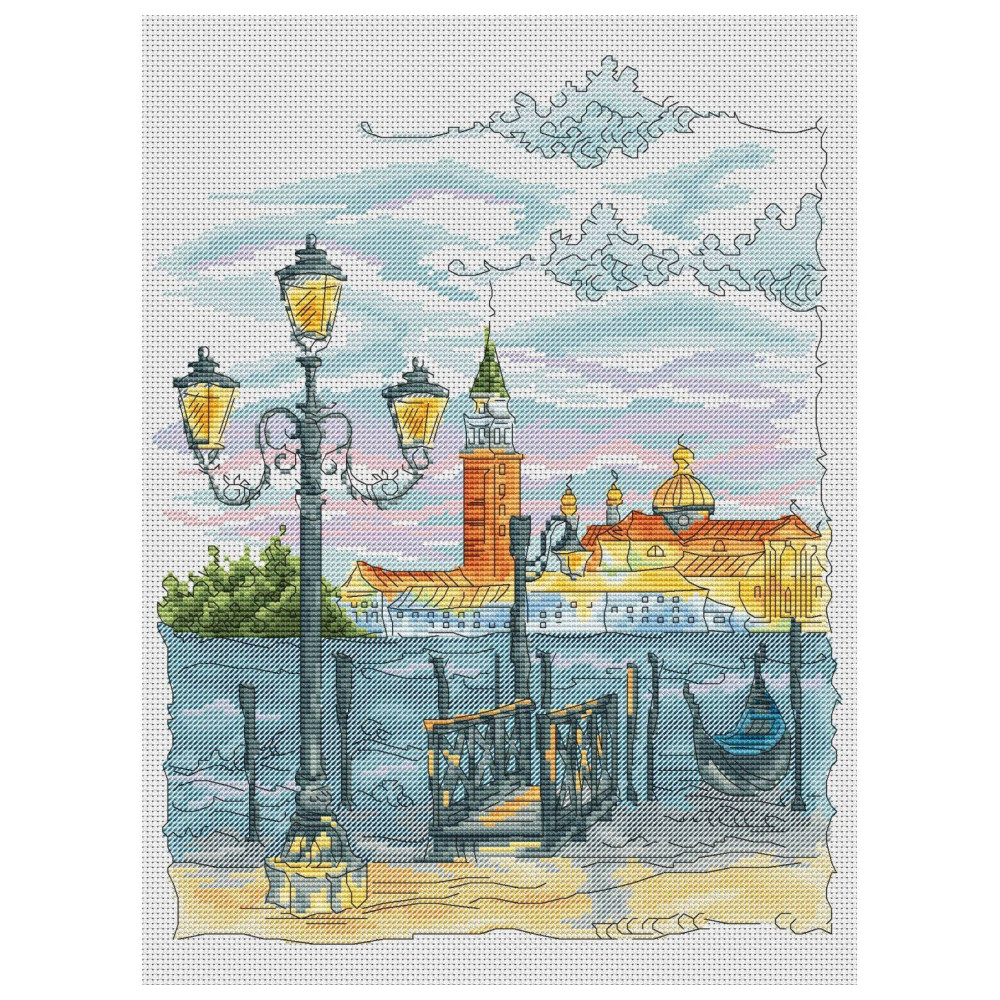 Cross stitch kit Venice Iris Design (04109) Cross stitch kit Venice Iris Design (04109)