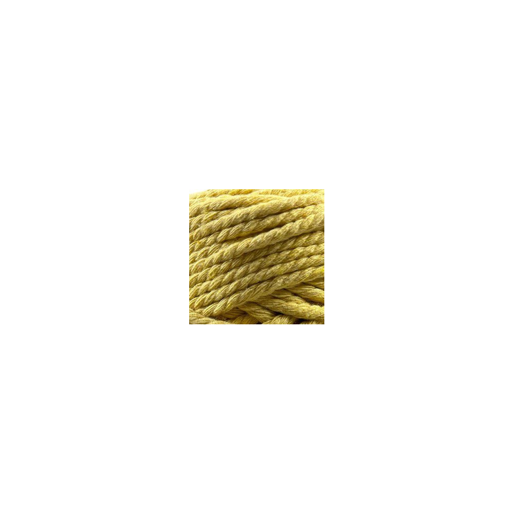 Cotton cord TWIST Premium Yarns, yellow (3506)