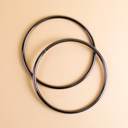 Metal Ring Handles for Bag 13cm, Antique