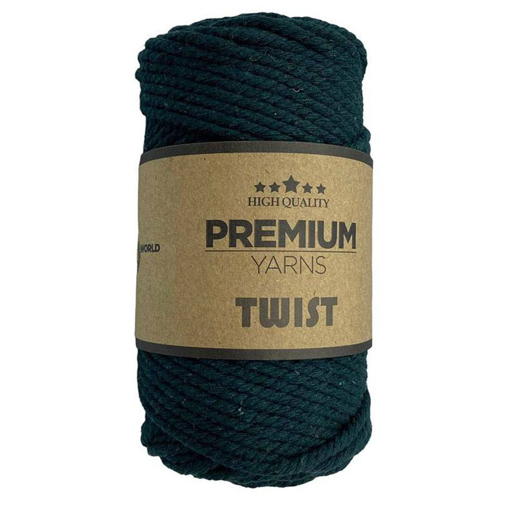 Хлопковый шнур TWIST Premium Yarns, голубая ель (3523) Хлопковый шнур TWIST Premium Yarns, голубая ель (3523)