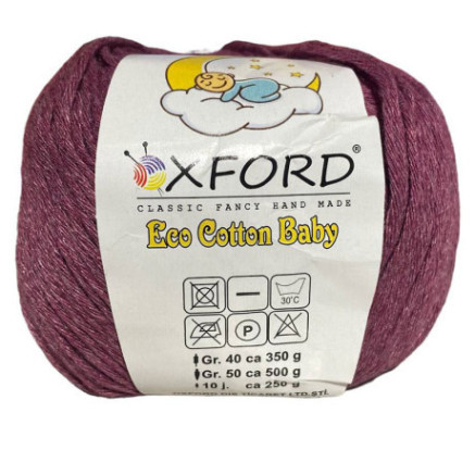 Yarn Oxford Eco Cotton Baby plum
