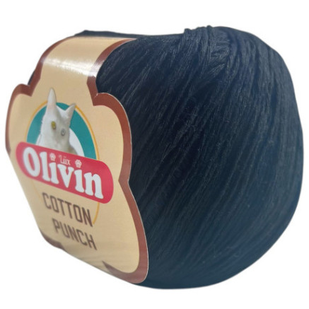 Yarn Olivin Cotton Punch black (1001)