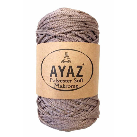 Polyester Soft Makrome AYAZ cord, cocoa (1257)