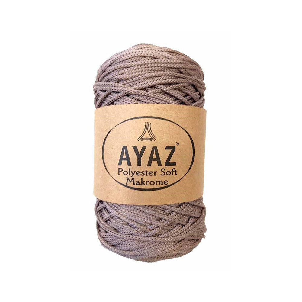 Шнур Polyester Soft Makrome AYAZ, какао (1257) Шнур Polyester Soft Makrome AYAZ, какао (1257)