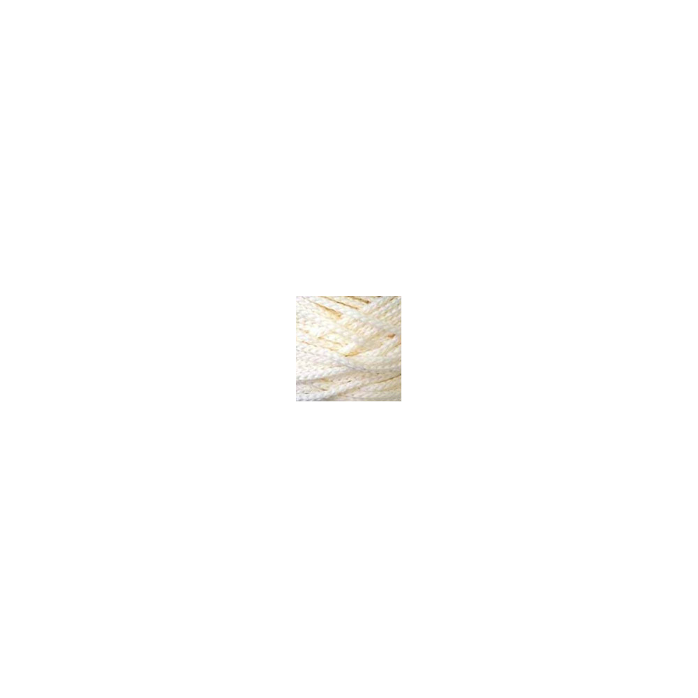 Шнур Polyester Soft Makrome AYAZ, молочный (1300)