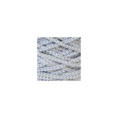 Шнур Polyester Soft Makrome AYAZ, срібло (1195)