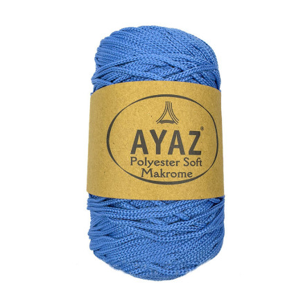 Polyester Soft Makrome AYAZ cord, blue (2256)
