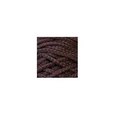 Шнур Polyester Soft Makrome AYAZ, черный шоколад (6195)