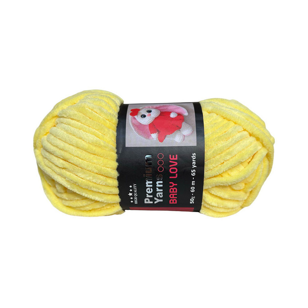 Пряжа Premium Yarns Baby Love світло-жовтий (302) Пряжа Premium Yarns Baby Love світло-жовтий (302)
