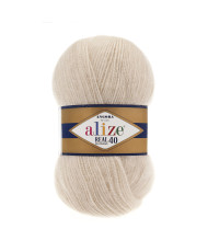 Yarn Alize Angora Real 40 milky beige (67)