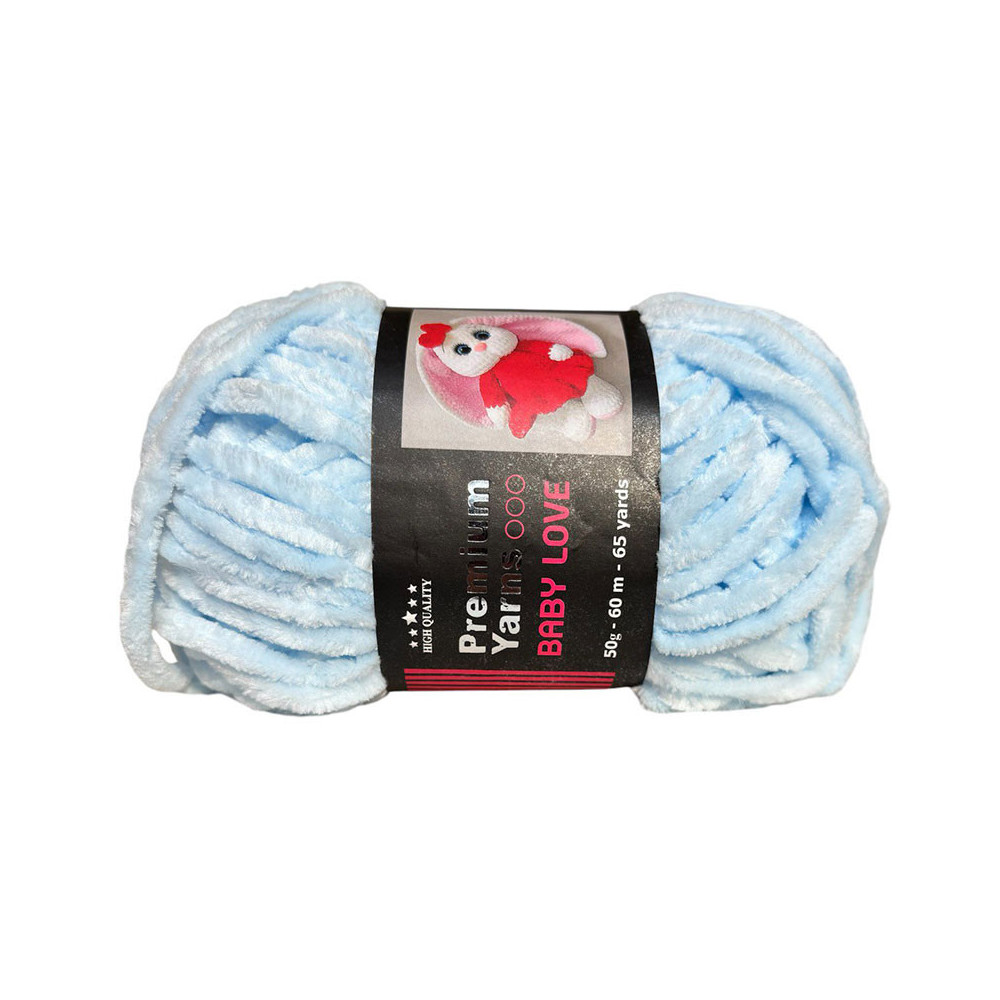 Пряжа Premium Yarns Baby Love нежно-голубой (306) Пряжа Premium Yarns Baby Love нежно-голубой (306)