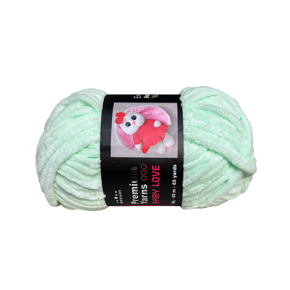 Пряжа Premium Yarns Baby Love м'ятний (307) Пряжа Premium Yarns Baby Love м'ятний (307)