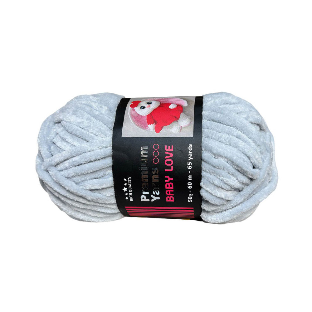 Пряжа Premium Yarns Baby Love світло-сірий (325) Пряжа Premium Yarns Baby Love світло-сірий (325)