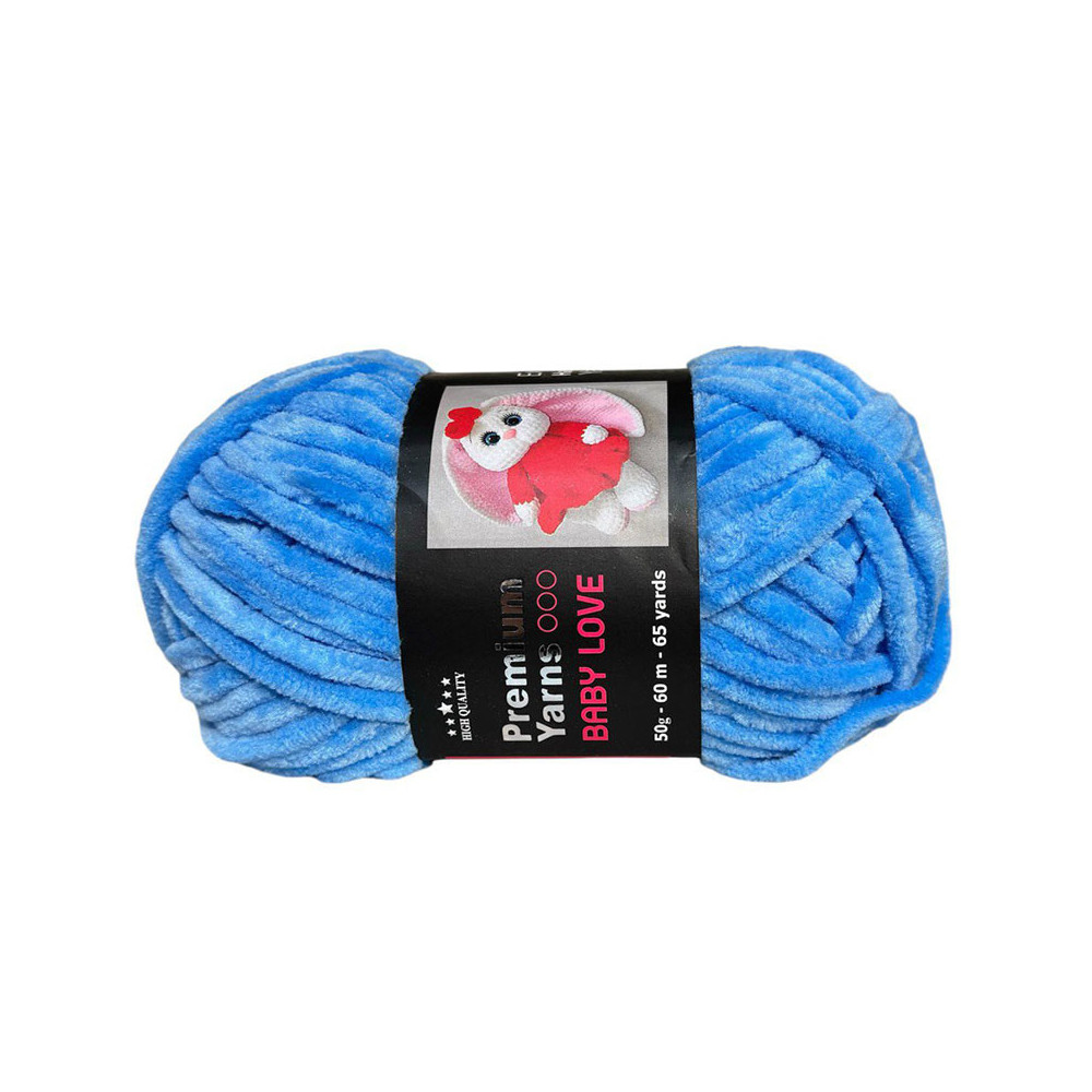 Пряжа Premium Yarns Baby Love голубой (327) Пряжа Premium Yarns Baby Love голубой (327)