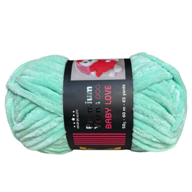 Пряжа Premium Yarns Baby Love ментоловий (345)