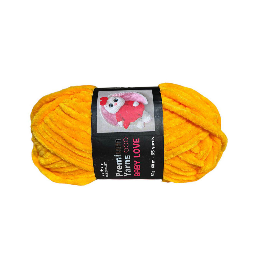 Пряжа Premium Yarns Baby Love жовтий (368) Пряжа Premium Yarns Baby Love жовтий (368)