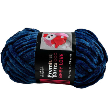 Пряжа Premium Yarns Baby Love синій джинс (370)