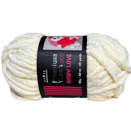 Yarn Premium Yarns Baby Love cream (375)