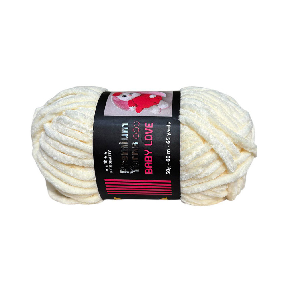 Пряжа Premium Yarns Baby Love кремовий (375) Пряжа Premium Yarns Baby Love кремовий (375)