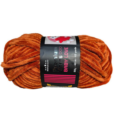 Пряжа Premium Yarns Baby Love рудо-коричневий (376)