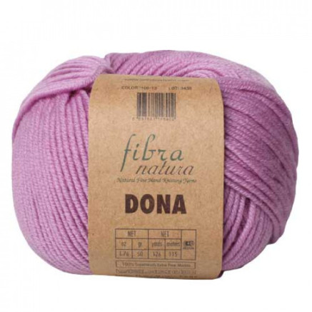 Merino wool yarn DONA Fibranatura - lilac (106-13)