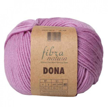 Merino wool yarn DONA Fibranatura - lilac (106-13)