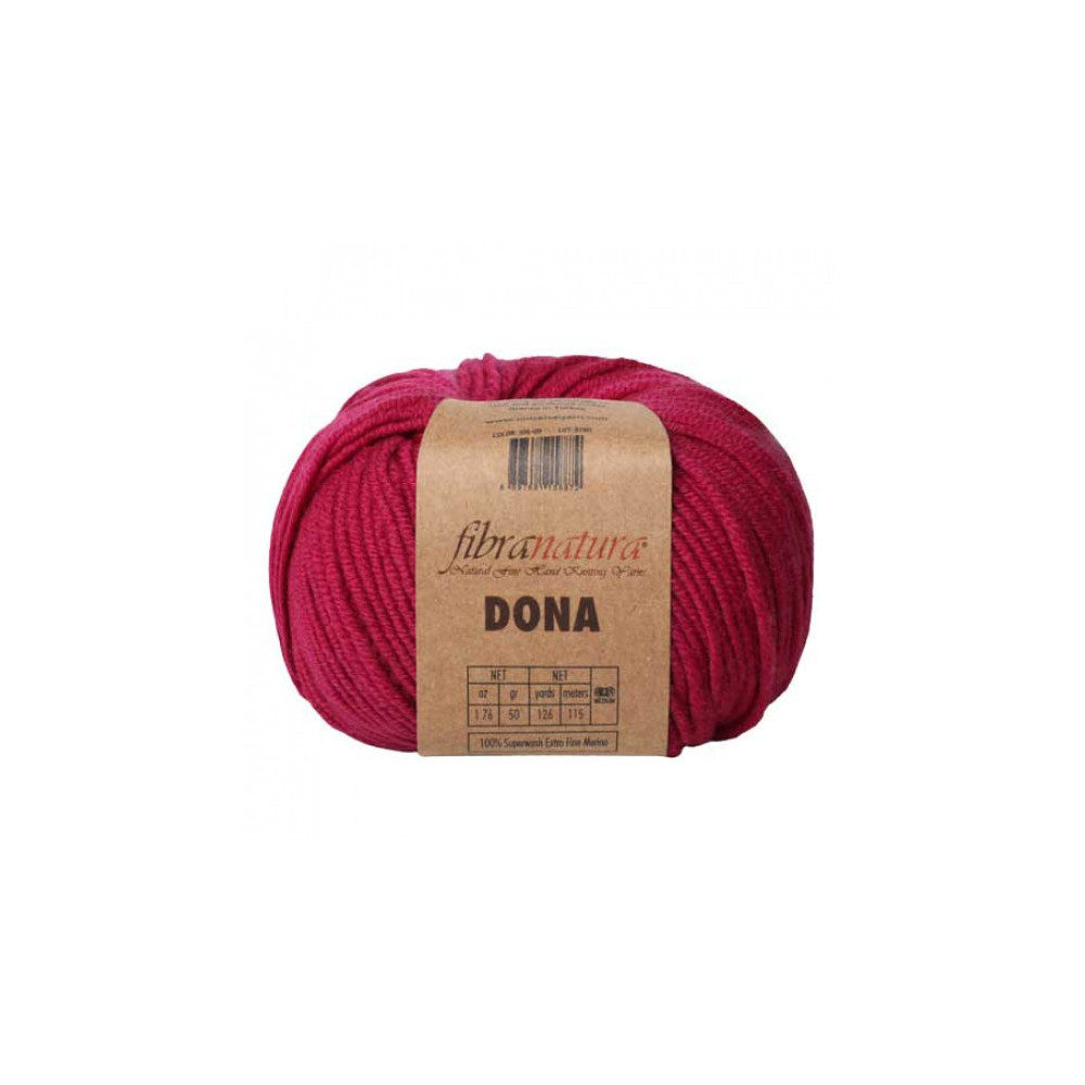 Merino wool yarn DONA Fibranatura - red plum (106-09) Merino wool yarn DONA Fibranatura - red plum (106-09)
