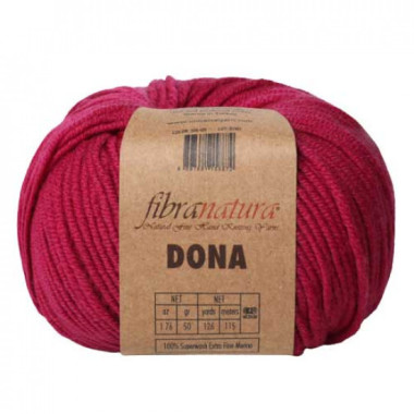 Merino wool yarn DONA Fibranatura - red plum (106-09)