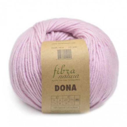 Merino wool yarn DONA Fibranatura - pink lilac (106-11)