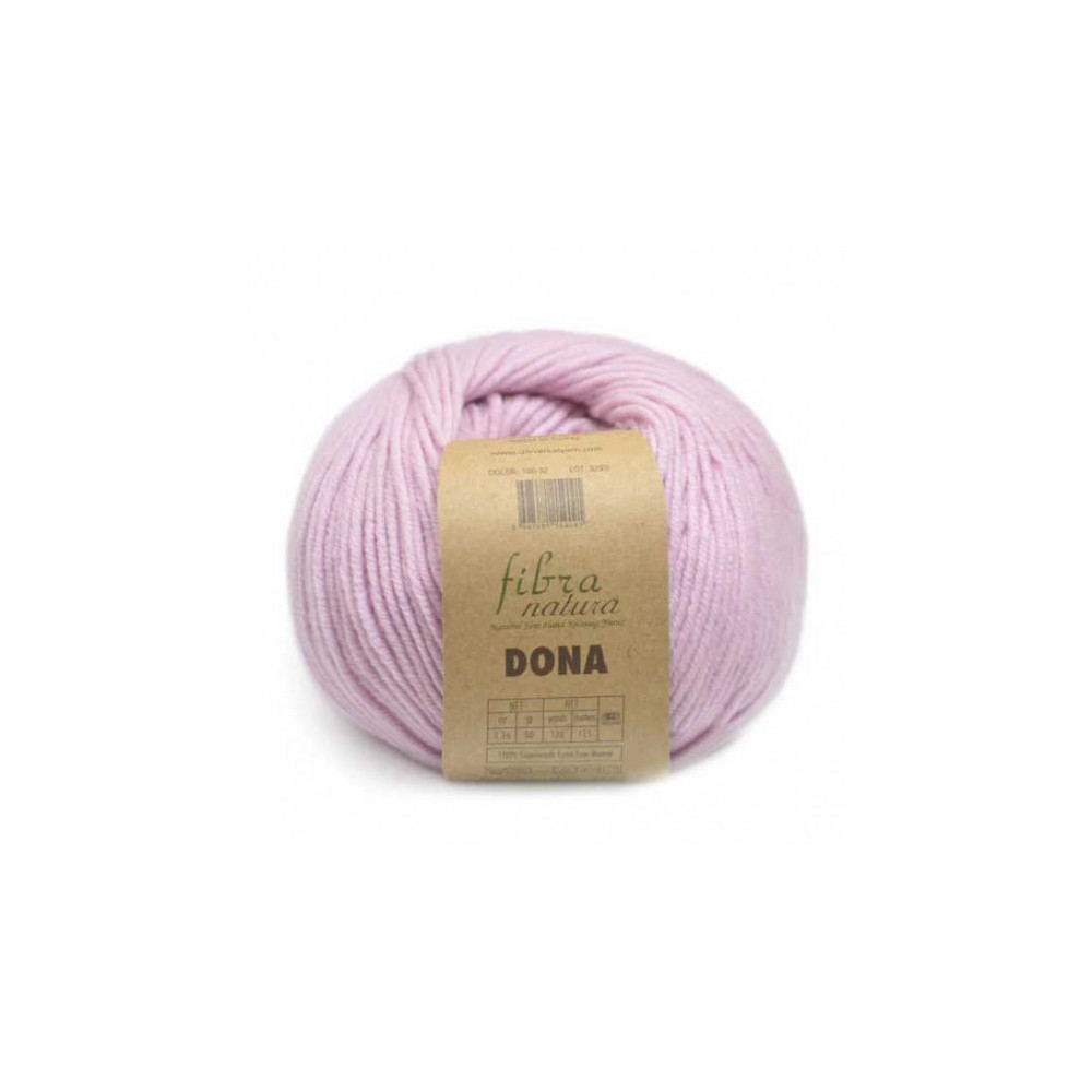 Merino wool yarn DONA Fibranatura - pink lilac (106-11) Merino wool yarn DONA Fibranatura - pink lilac (106-11)