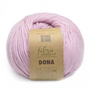 Merino wool yarn DONA Fibranatura - pink lilac (106-11)