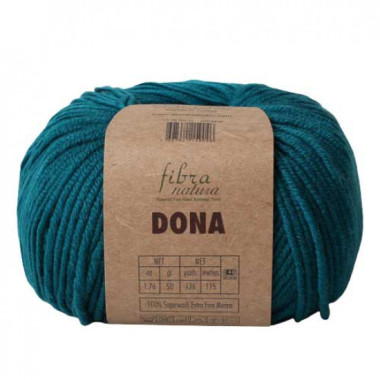 Merino wool yarn DONA Fibranatura - emerald (106-27)