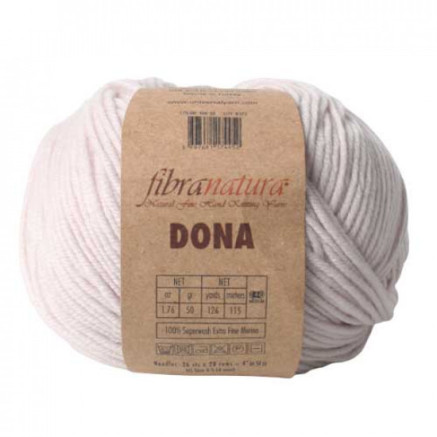 Merino wool yarn DONA Fibranatura - ivory (106-38)