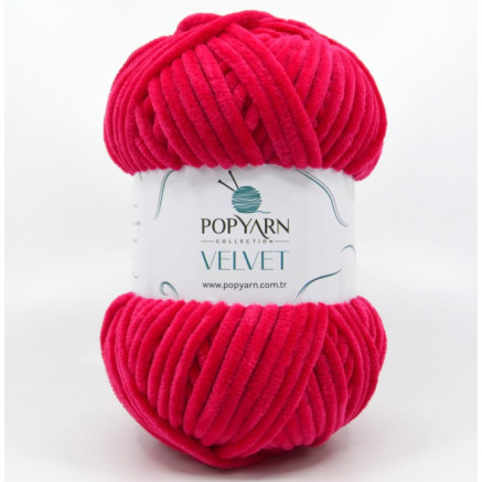 Yarn Popyarn Velvet raspberry (005)