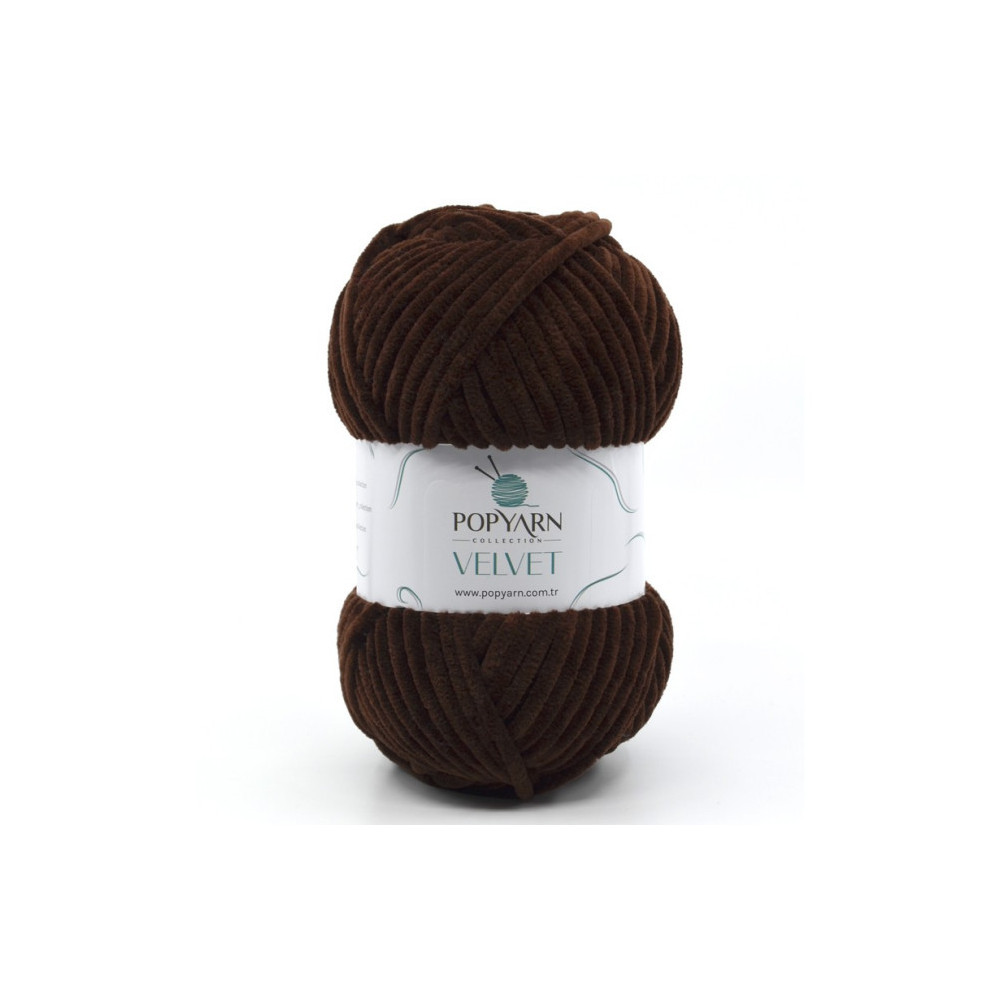 Пряжа Popyarn Velvet шоколад (011) Пряжа Popyarn Velvet шоколад (011)