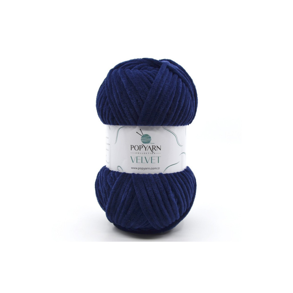 Пряжа Popyarn Velvet темно-синій (013) Пряжа Popyarn Velvet темно-синій (013)