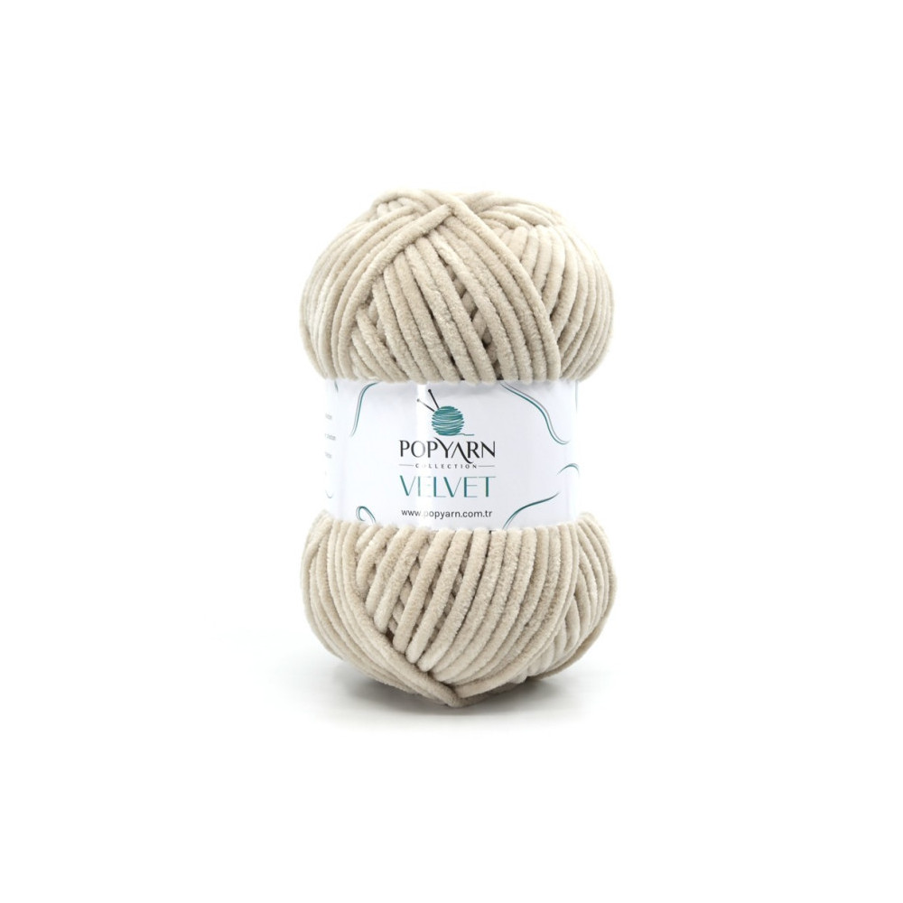 Пряжа Popyarn Velvet світлий беж (015) Пряжа Popyarn Velvet світлий беж (015)