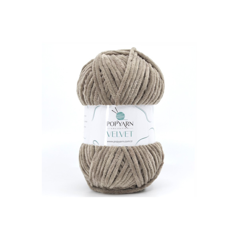 Пряжа Popyarn Velvet грибний (017) Пряжа Popyarn Velvet грибний (017)