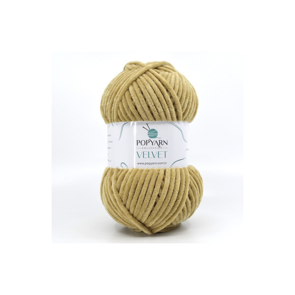 Пряжа Popyarn Velvet бежевий (018) Пряжа Popyarn Velvet бежевий (018)