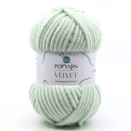 Yarn Popyarn Velvet mint (022)