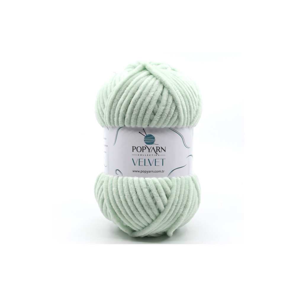 Yarn Popyarn Velvet mint (022) Yarn Popyarn Velvet mint (022)