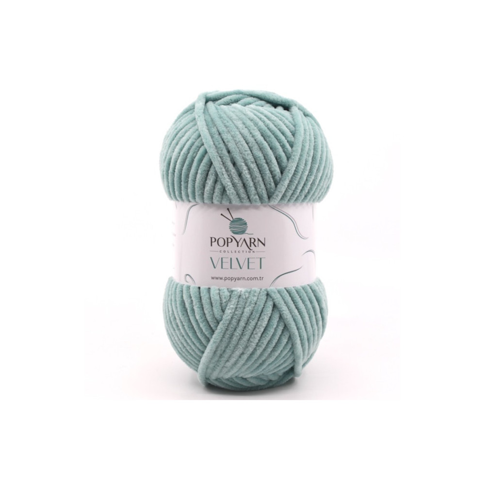 Пряжа Popyarn Velvet темна м'ята (023) Пряжа Popyarn Velvet темна м'ята (023)