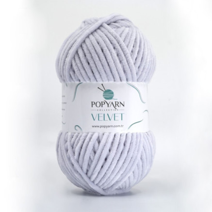 Yarn Popyarn Velvet blue-gray (026)